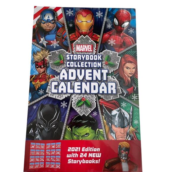 Marvel Storybook Collection 24 Mini Books for Kids 2021 Advent Calendar NEW - Picture 1 of 9